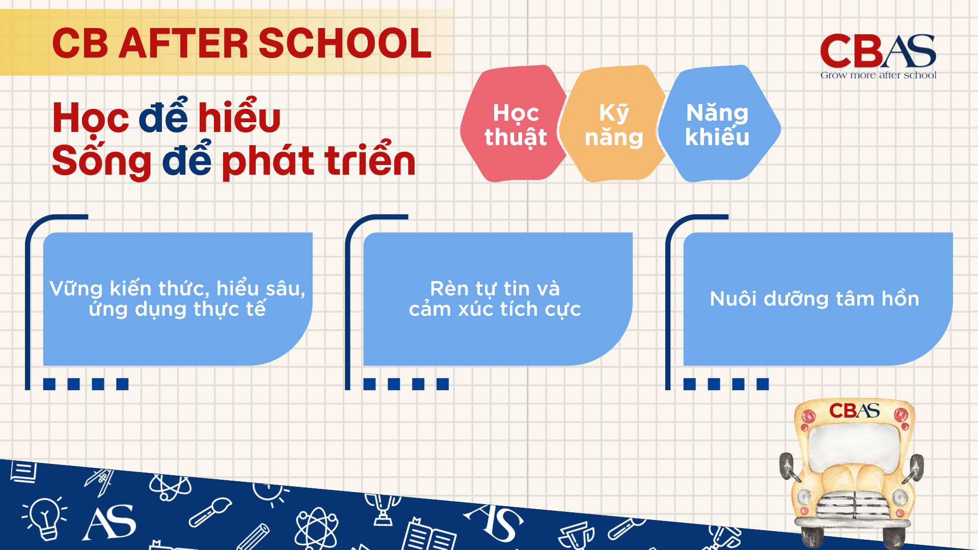 CBAS - Học tập toàn diện - Học để hiểu, Sống để phát triển