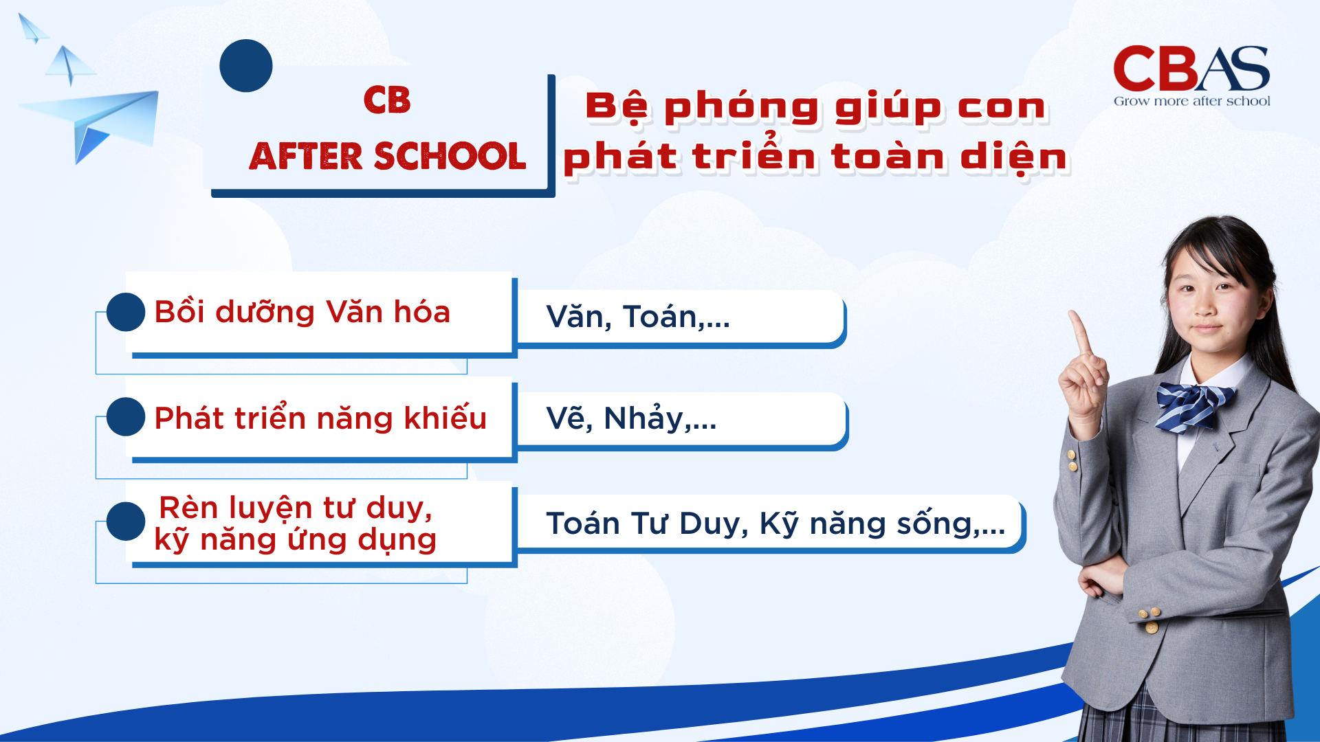 Học thêm hay học phát triển - CBAS giúp con phát triển toàn diện